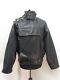 Vintage 80's Leather Swedish Tanker Motorcycle Jacket Size XL