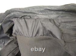 Vintage 80's Leather Swedish Tanker Motorcycle Jacket Size XL