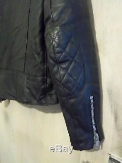 Vintage 80's Lewis Leathers Nevada Leather Motorcycle Jacket Size 40