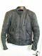 Vintage 90's Belstaff Heavy Leather Motorcycle Jacket Size 42 + Liner