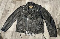 Vintage 90's Harley Davidson Motorcycle Leather Jacket Men's SZ 44L