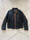 Vintage 90's Polo Ralph Lauren BUTTERY SOFT Black Leather Bomber Jacket Coat L