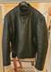 Vintage 90's River Road Men's Leather Cafe Racer Motorcycle Jacket SZ 48