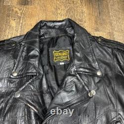 Vintage 90s Leather Motorcycle Jacket