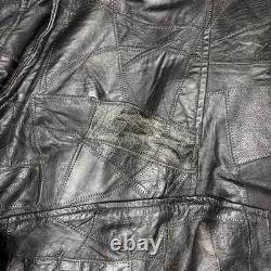 Vintage 90s Leather Motorcycle Jacket
