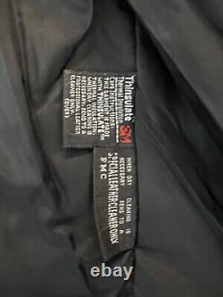 Vintage 90s Wilsons Leather Black Moto Biker Motorcycle Jacket Men's Size L