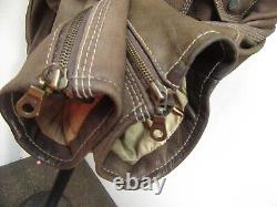 Vintage Akaso Leather Motorcycle Trucker Jacket Size XL
