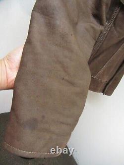 Vintage Akaso Leather Motorcycle Trucker Jacket Size XL