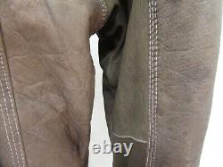 Vintage Akaso Leather Motorcycle Trucker Jacket Size XL