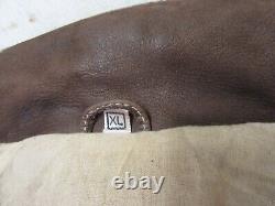Vintage Akaso Leather Motorcycle Trucker Jacket Size XL