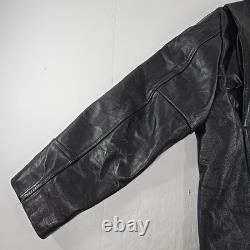 Vintage American Leatherwear Men's Black Thinsulate Jacket Size 44 Size Large