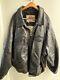 Vintage Avirex High Voltage Men's Size 6X Black Leather Motorcycle Jacket