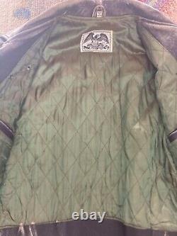 Vintage Avirex Jacket Mens Medium Biker Rider Motorcycle Jacket Authentic XL
