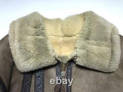 Vintage Avirex Type B-3 Bomber Jacket 38 Size Ac-17755 Sheep Skin A-2 G-1 Ma-1