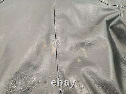 Vintage BELSTAFF PANTHER Black Leather Jacket Size M Great Patina Rare 1st Model