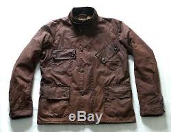 Vintage Barbour International Tourer Wax Motorcycle Jacket Medium Vgc