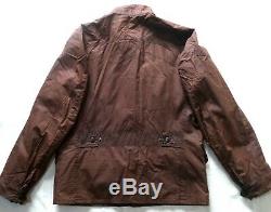 Vintage Barbour International Tourer Wax Motorcycle Jacket Medium Vgc