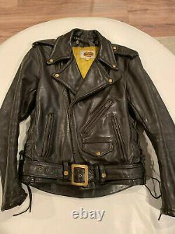 Vintage Bates Leather Motorcycle Jacket