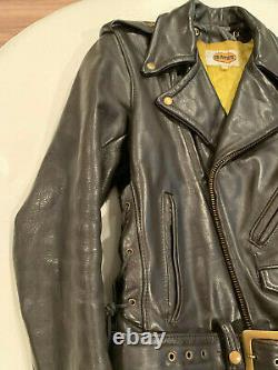 Vintage Bates Leather Motorcycle Jacket