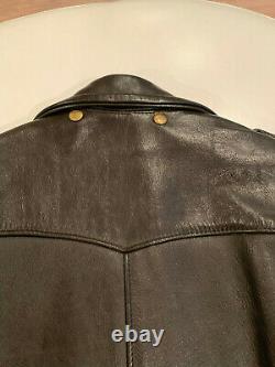 Vintage Bates Leather Motorcycle Jacket