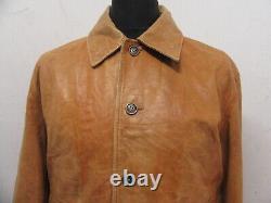 Vintage Belstaff Aviator Leather Flight Jacket Size Ukm, Italian XL