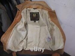 Vintage Belstaff Aviator Leather Flight Jacket Size Ukm, Italian XL