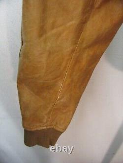 Vintage Belstaff Aviator Leather Flight Jacket Size Ukm, Italian XL