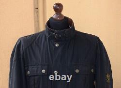 Vintage Belstaff Brooklands Wax Jacket Motorcycle Mcqueen Style XXL P2p 23.5