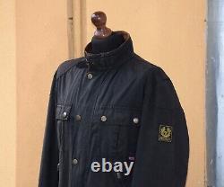 Vintage Belstaff Brooklands Wax Jacket Motorcycle Mcqueen Style XXL P2p 23.5