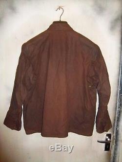 Vintage Belstaff Trialmaster Waxed Motorcycle Jacket Size L + XL