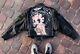 Vintage Betty Boop Motorcycle Leather Jacket Great Condition Crop Top Ykk