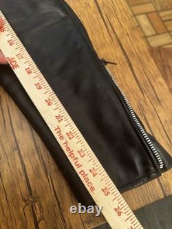 Vintage Brooks Leather Biker Jacket Size 40. Men Medium USA Made