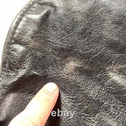 Vintage Brooks Leather Jacket Mens 38 Motorcycle Cafe Racer Classic USA Liner