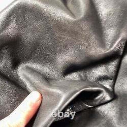Vintage Brooks Leather Jacket Mens 38 Motorcycle Cafe Racer Classic USA Liner