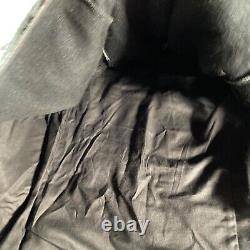 Vintage Brooks Leather Jacket Mens 38 Motorcycle Cafe Racer Classic USA Liner