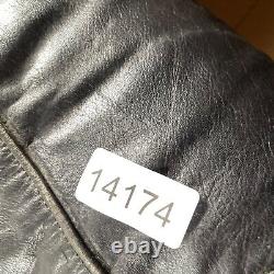 Vintage Brooks Leather Jacket Mens 38 Motorcycle Cafe Racer Classic USA Liner