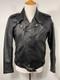 Vintage Brooks Leather Motorcycle Jacket 70s Riding Coat Talon Zipper Racing 44
