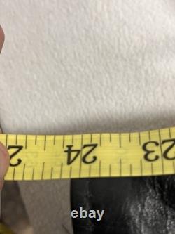 Vintage Brooks Leather Motorcycle Jacket 70s Riding Coat Talon Zipper Racing 44