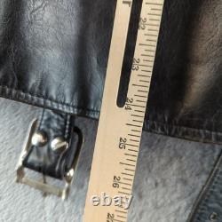 Vintage Brooks Leather Motorcycle Jacket Mens 44 L Double Rider Belted Talon USA Vintage Brooks Leather Motorcycle Jacket Mens 44 L Double Rider Belted Talon USA