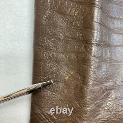 Vintage Brooks Motorcycle Leather Jacket Men's S/M Brown Distressed Rider 70-80s