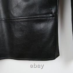 Vintage Buco American Safety Leather Cafe Racer Jacket Size M