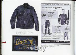 Vintage Buco J100 Jacket Steerhide Leather Biker Motorcycle Distressed (C)