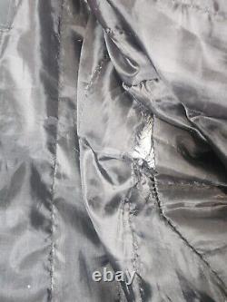 Vintage Bullet Brand Biker Leather Motorcycle Jacket Cafe Size 56 Heavy