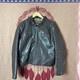 Vintage Cafe Racer Leather Motorcycle Jacket Brown Mens 42
