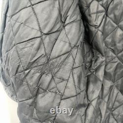 Vintage California Creations Leather Motorcycle Jacket 46 Made In USA (scuffs)