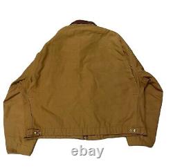 Vintage Carhartt Detroit Jacket Blanket Lined Mens Size 56 6BLJ 90's Made in USA