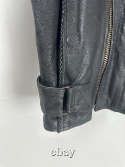 Vintage Classic Perfecto Leather Motorcycle Jacket Size 44