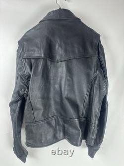Vintage Classic Perfecto Leather Motorcycle Jacket Size 44