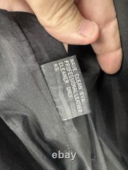 Vintage Classic Perfecto Leather Motorcycle Jacket Size 48T