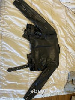 Vintage Contempo Leather Motorcycle Jacket